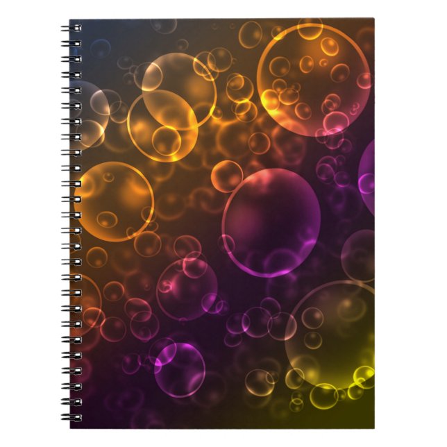 Caderno Espiral Lentes multicoloridas, boque (Frente)
