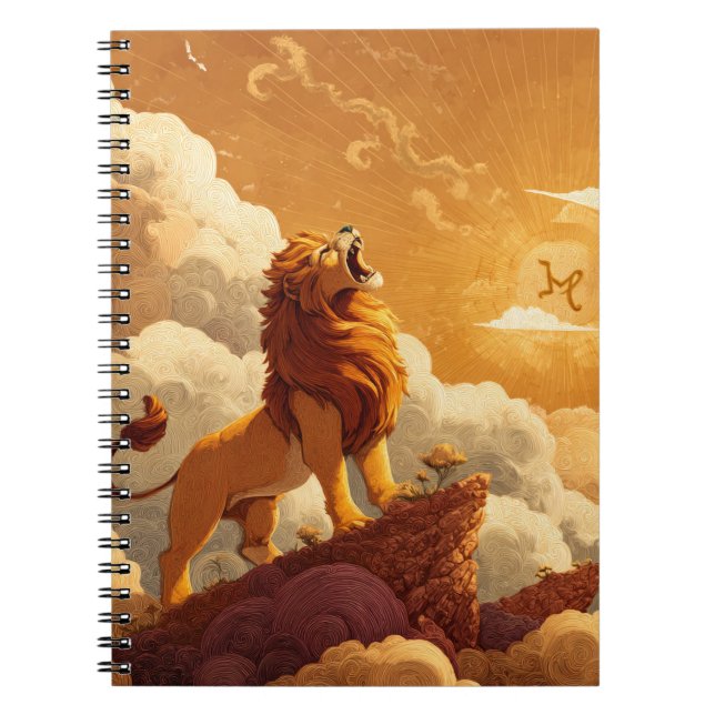 Caderno Espiral Leo Zodiac Notebook (Frente)