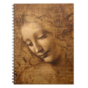 Caderno Espiral Leonardo Da Vinci Chefe De Uma Mulher