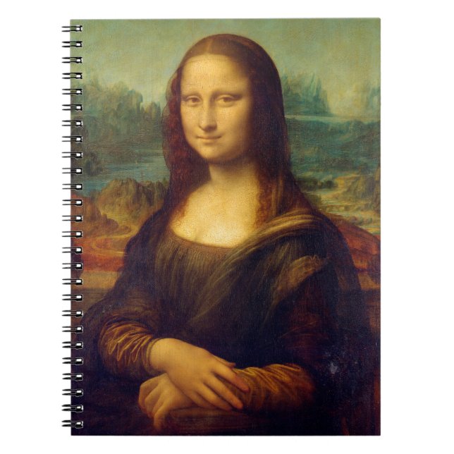 Caderno Espiral Leonardo da Vinci's Mona Lisa (Frente)
