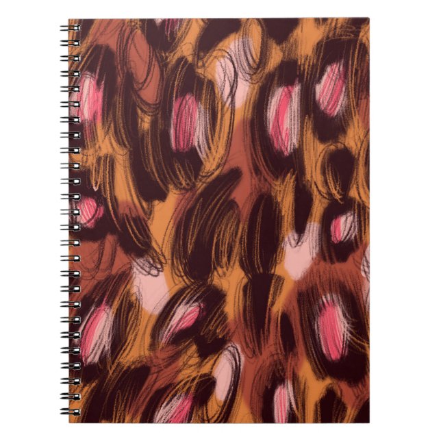 Caderno Espiral Leopard Spots African Animal Standard (Frente)