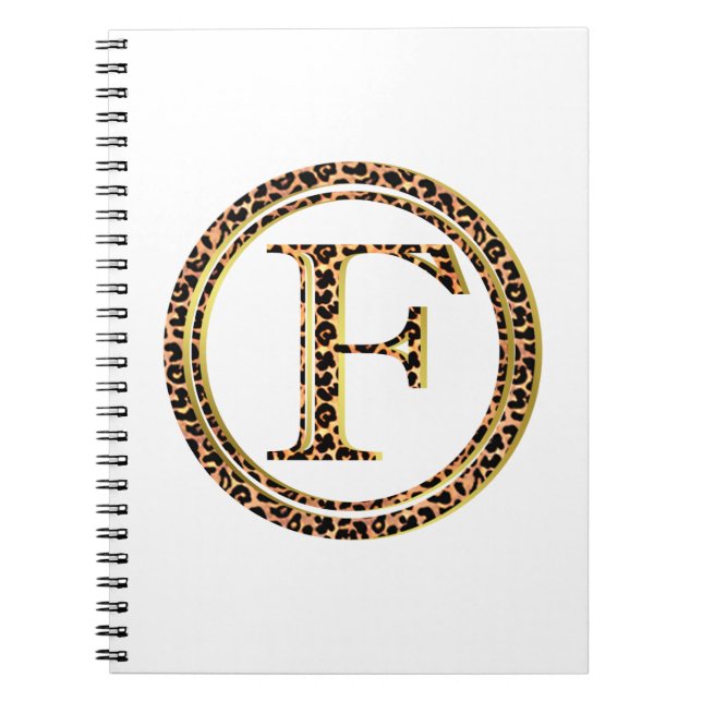 Caderno Espiral leopardo F (Frente)