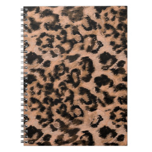 Caderno Espiral Leopardo - impressão de animal impressão