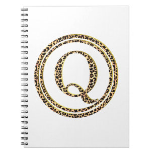 Caderno Espiral Leopardo Q