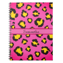 Leopardo rosa-rosa Impressão Animal Cheetah Trendy