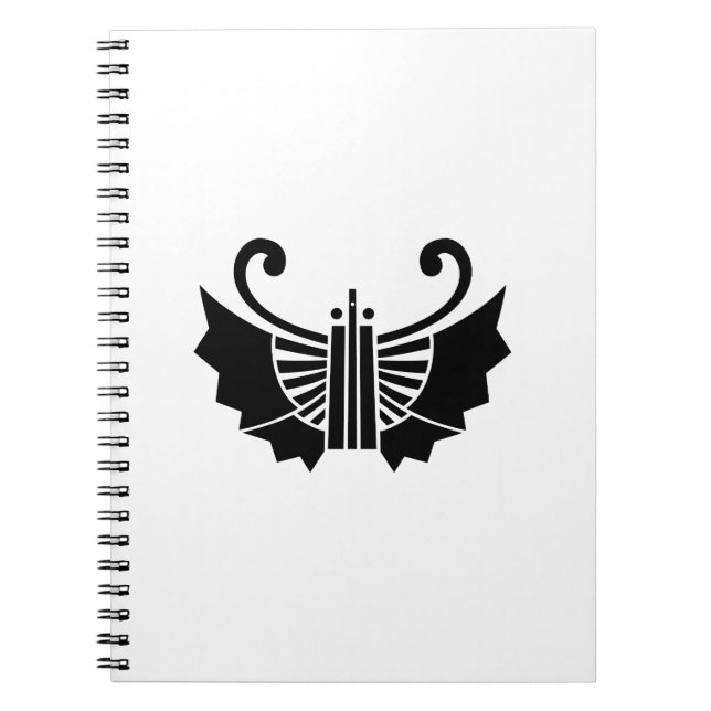 Caderno Espiral Leque borboleta (Frente)