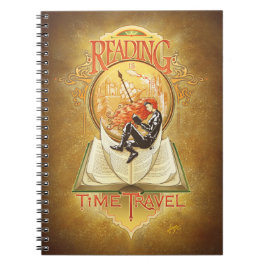 Caderno Espiral Ler é Viagem de Tempo