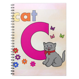 Caderno Espiral Letra Cat C
