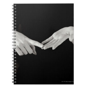 Caderno Espiral Letra de assinatura o do homem no linguagem