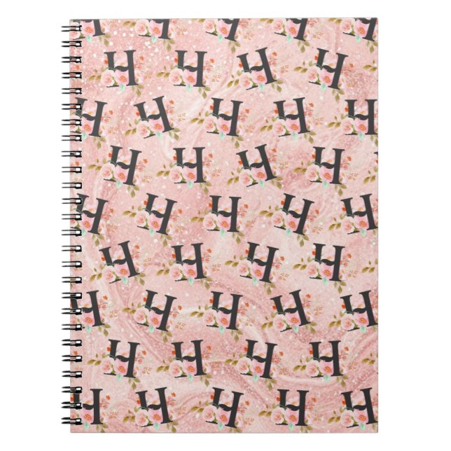 Caderno Espiral Letra H (Frente)