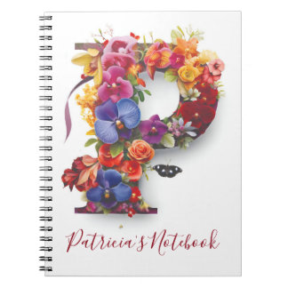 Caderno Espiral Letra Notebook Personalizada P