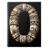 Letra O de Aloha Polinésio Havaiano Personalizada 
