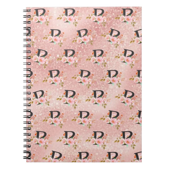 Caderno Espiral Letra P (Frente)