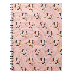 Caderno Espiral Letra U
