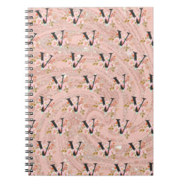 Caderno Espiral Letra V
