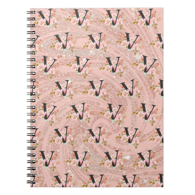 Caderno Espiral Letra V (Frente)
