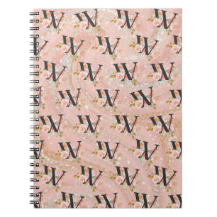 Caderno Espiral Letra W