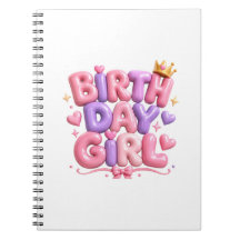 Letras de Balão de Menina de Aniversário PNG | Cut