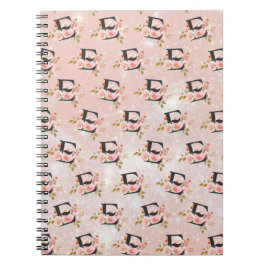 Caderno Espiral Letter E Notebook