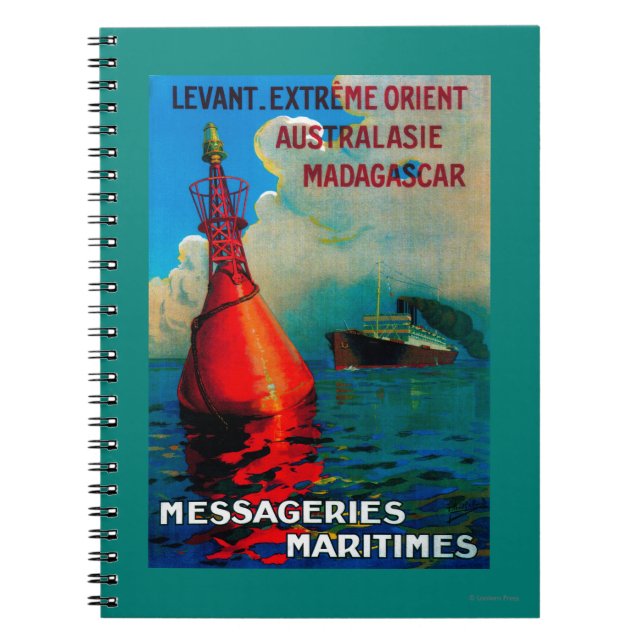 Caderno Espiral Levant Extreme Orient Vintage PosterEurope (Frente)