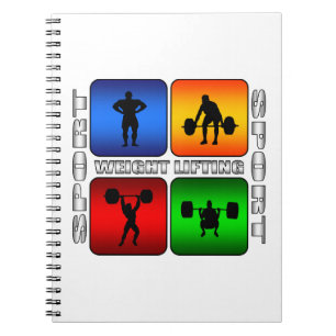 Caderno Espiral Levantamento de Peso Espetacular
