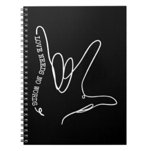 Caderno Espiral Leve, ajustado clássico, capa de agulha dupla e