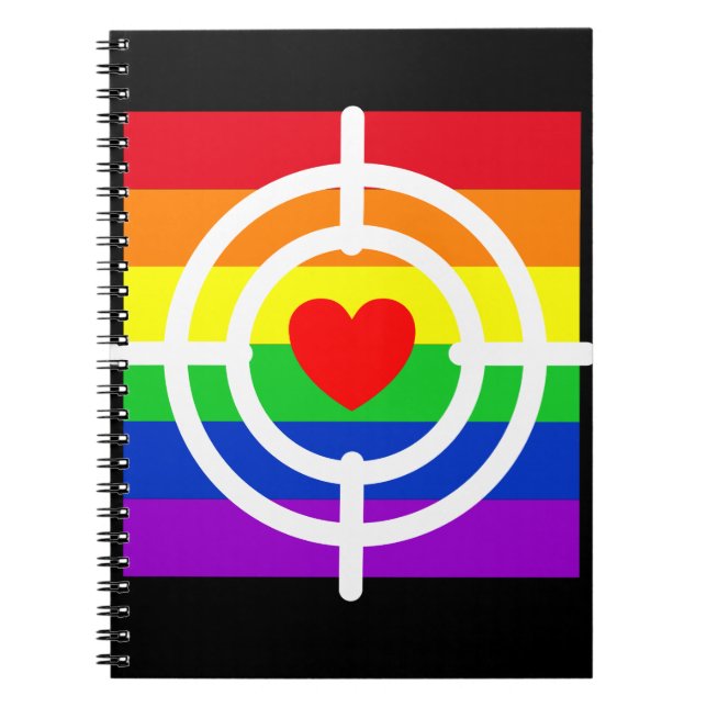 Caderno Espiral #LGBT #love #orgulde #gay #liberdade #parada (Frente)