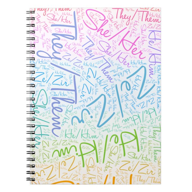 Caderno Espiral Lgbtqa lgbtqa de gênero rainha do orgulho (Frente)