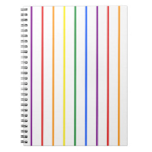 Caderno Espiral LGBTQIA Orgulho gay 6 Stripe Tic