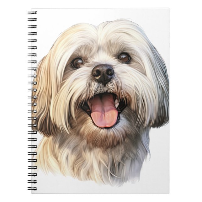 CADERNO ESPIRAL LHASA APSO BOMBEIRO DE BOMBA FELIZ (Frente)
