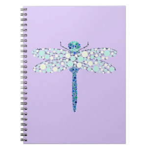 Caderno Espiral Libélula em Pontos
