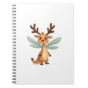 Caderno Espiral Libélula Rena