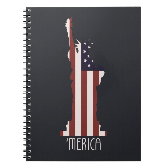 Caderno Espiral Liberdade Americana (Frente)
