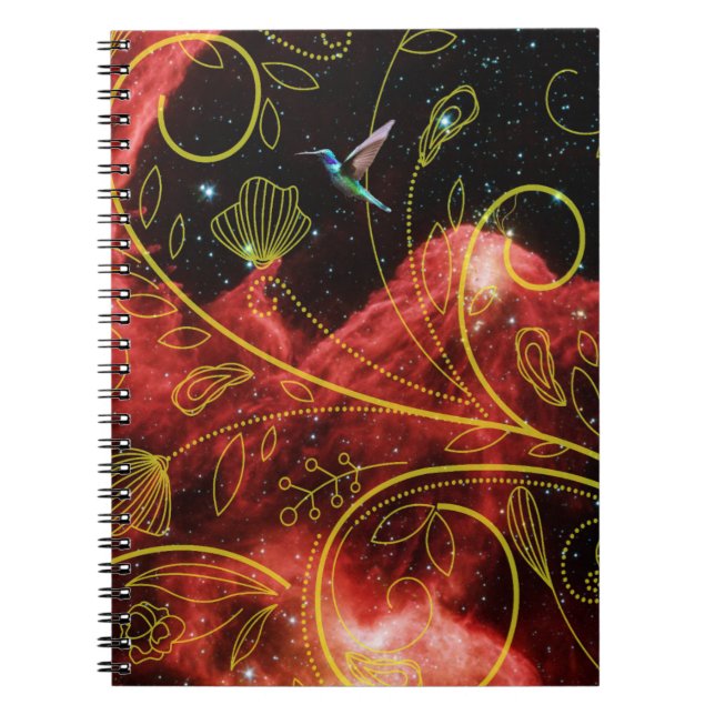 Caderno Espiral Liberdade - Hummingbird (Frente)