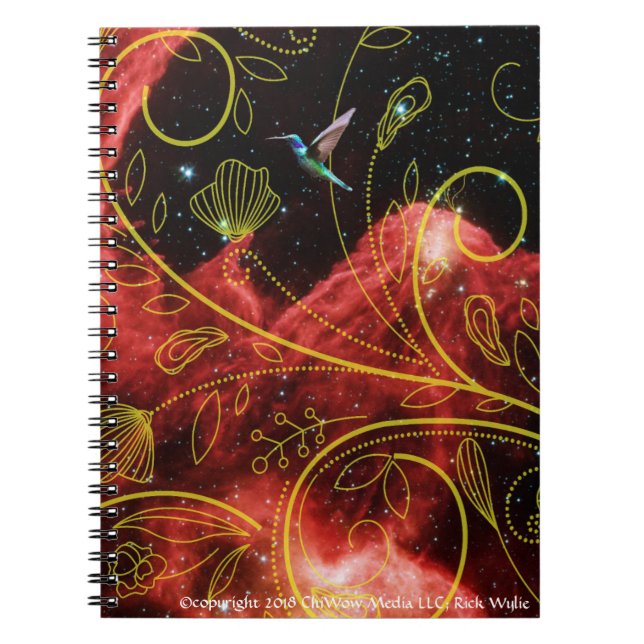 Caderno Espiral Liberdade - Hummingbird (Frente)