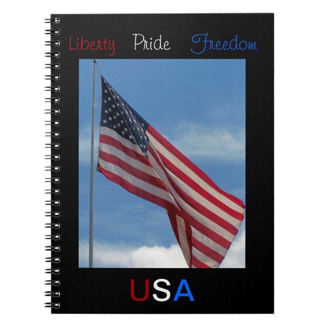 Caderno Espiral Liberdade Orgulho Liberdade (Frente)