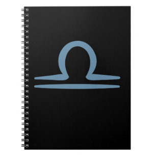 Caderno Espiral LIBRA Zodíaco Aniversário Setembro Outubro Astrolo