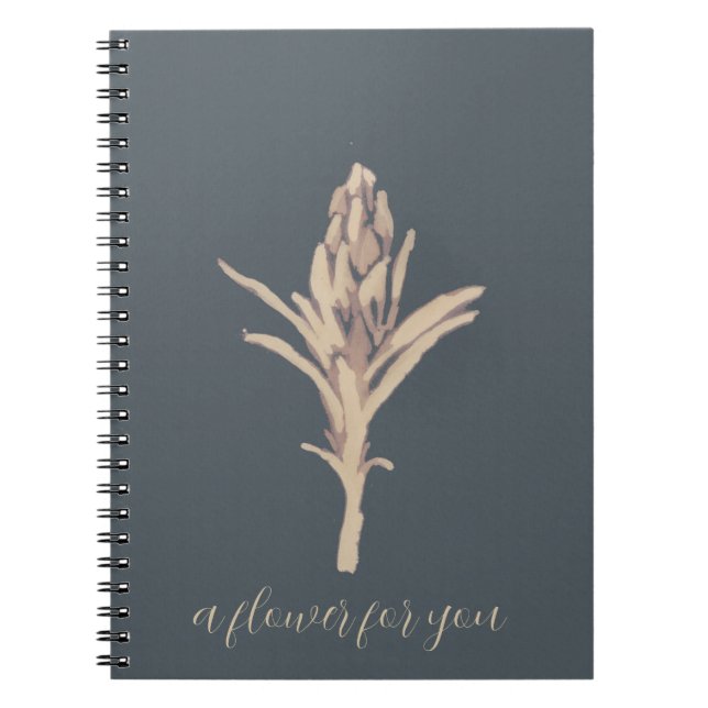 Caderno Espiral Libreta A flower for you (Frente)
