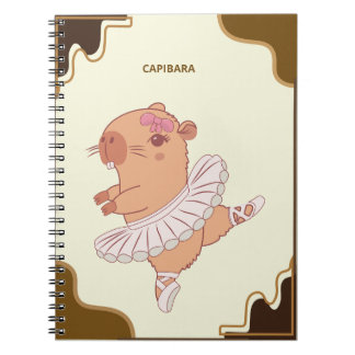 Caderno Espiral "Libreta Capibara – Diseño Adorable y Único"