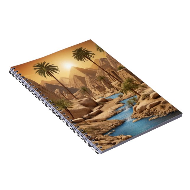 Caderno Espiral Libreta Espiral Pirámides de Egipto (Lado Direito)