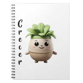 Caderno Espiral Libreta Pipo Crecer – Ideas que Florecen