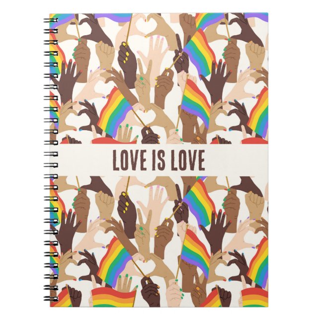 Caderno Espiral Libreta PRIDE (Frente)