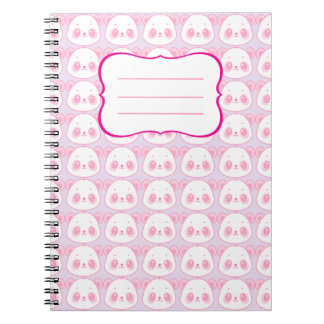 Caderno Espiral Libreta Sweet Panda