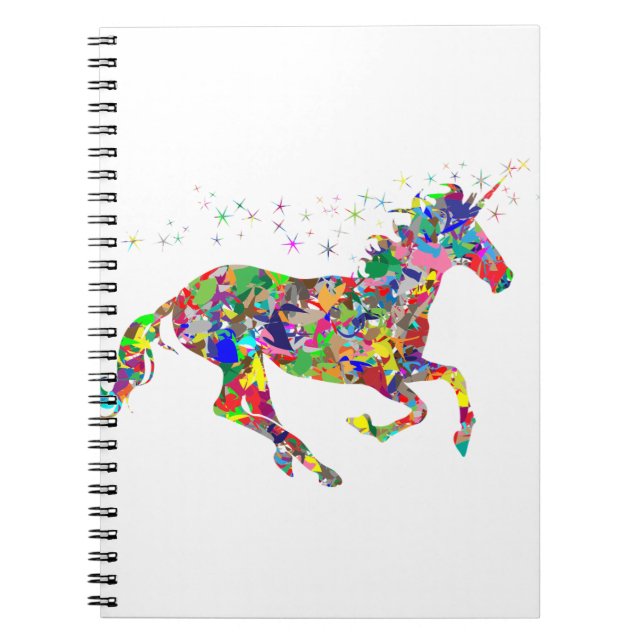 Caderno Espiral Licorne Rainbow (Frente)