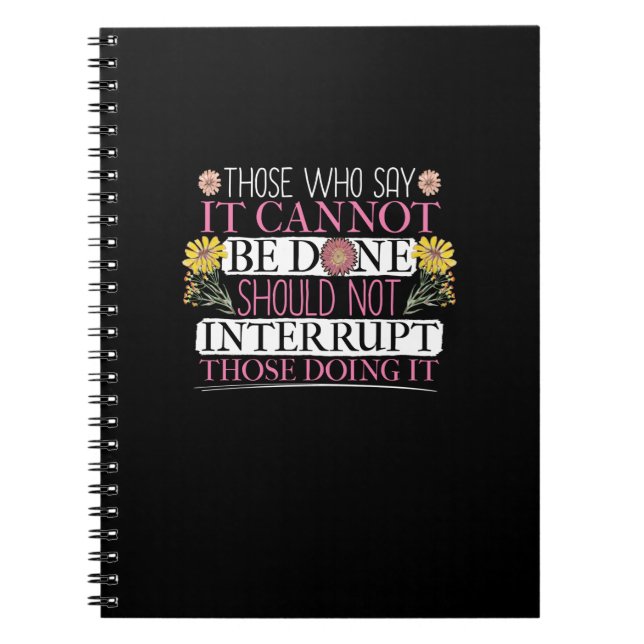 Caderno Espiral Líder Feminina Empoderada (Frente)