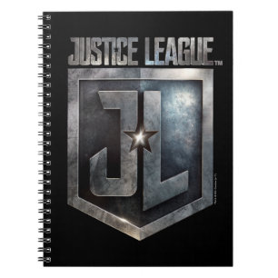Caderno Espiral Liga da Justiça  Blindagem metálica JL