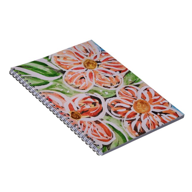 Caderno Espiral Ligadora de Flores (Lado Direito)
