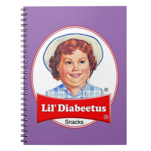Caderno Espiral Lil' Diabeetus (Frente)