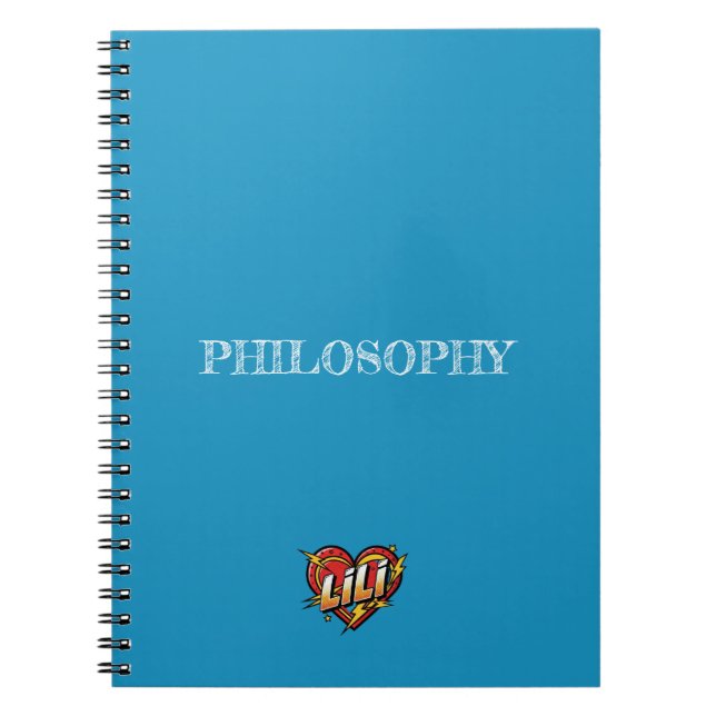Caderno Espiral Lili Blue (Frente)