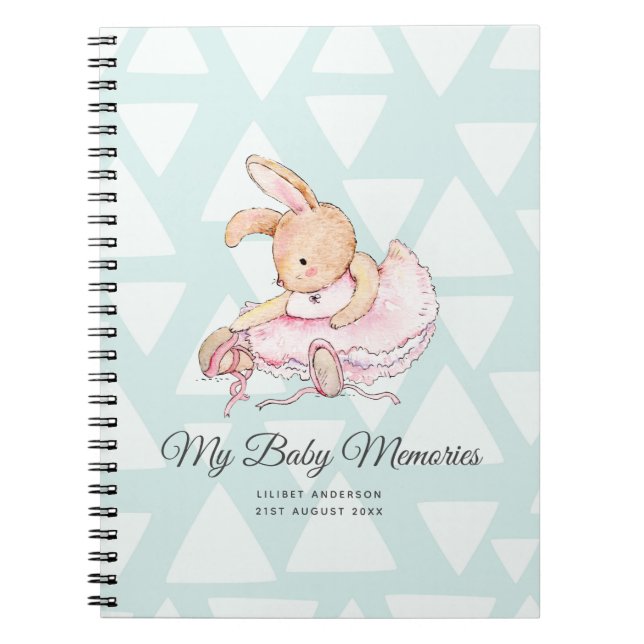 Caderno Espiral Lilibet Baby Memories Diário Princesa Ballerina (Frente)
